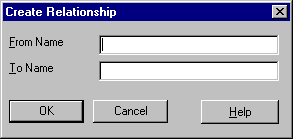 Create Relationship dialog box