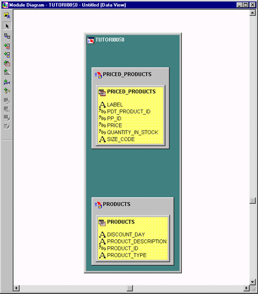 diagram moduu z moduem TUTORI0040